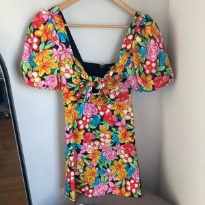 For Love and Lemons Mallory Mini Dress XS